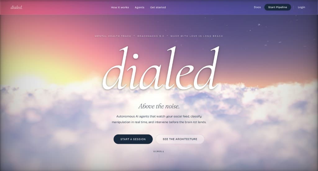 Dialed preview
